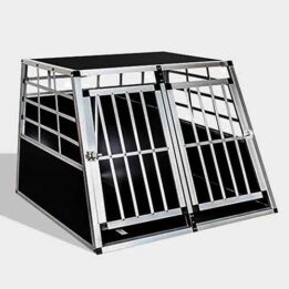 Aluminum Large Double Door Dog cage 65a 06-0773 gmtpetproducts.com