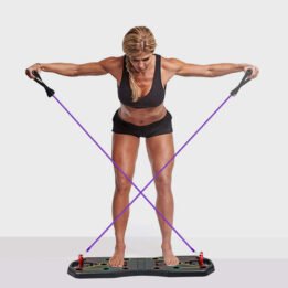Fitness Equipment Multifunction Chest Muscle Training Bracket Foldable Push Up Board Set With Pull Rope gmtpetproducts.com