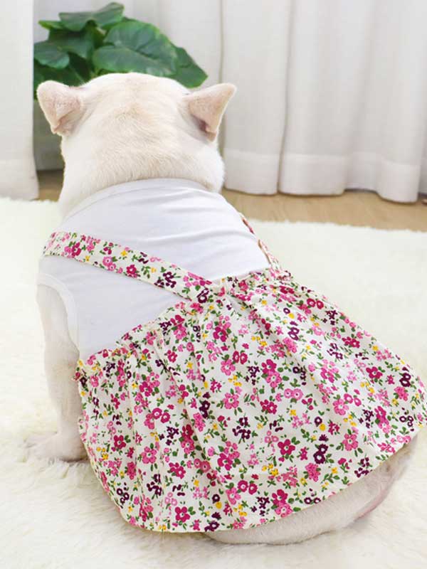 Ropa para perros y mascotas Camisa de fondo Camiseta Ropa de algodón Vestido 107-222043 gmtpetproducts.com