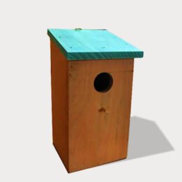 Wooden bird house,nest and cage size 12x 12x 23cm 06-0008 gmtpetproducts.com