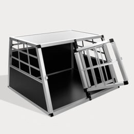 Aluminum Dog cage Large Single Door Dog cage 75a Special 66 06-0769 gmtpetproducts.com