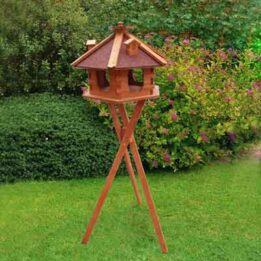 Wooden bird feeder Dia 57cm bird house 06-0979 gmtpetproducts.com