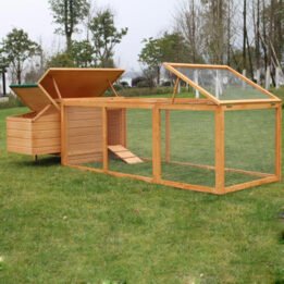 Factory Wholesale Wooden Chicken Cage Large Size Pet Hen House Cage gmtpetproducts.com