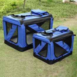 Blue Large Dog Travel Bag Waterproof Oxford Cloth Pet Carrier Bag gmtpetproducts.com