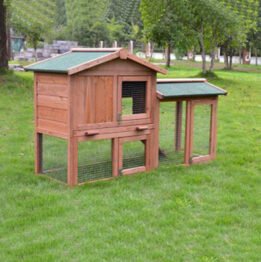 Outdoor Wooden Pet Rabbit Cage Large Size Rainproof Pet House 08-0028 gmtpetproducts.com