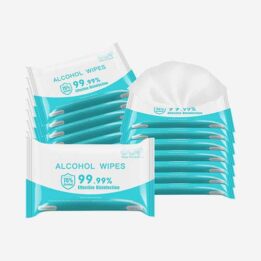 Disinfectant Wet Wipes Alcohol 75% Custom Alcohol Wipe Pad 06-1444-1 gmtpetproducts.com