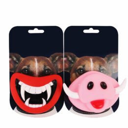 Squeak Chewing Funny Teeth Pig Nose Joke Prank Custom Vinyl Toy Pet Teething Toys For Halloween Toy gmtpetproducts.com