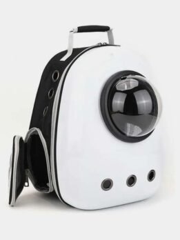 Ivory White Upgraded Side Opening Pet Cat Backpack 103-45002 gmtpetproducts.com