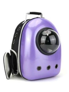 Purple upgraded side opening cat backpack 103-45014 gmtpetproducts.com
