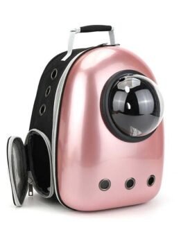 Rose gold upgraded side opening pet cat backpack 103-45016 gmtpetproducts.com