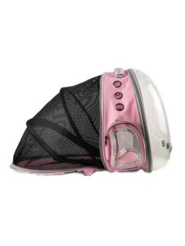 Pink Transparent Pet Bag Space Capsule Pet Backpack 103-45065 gmtpetproducts.com