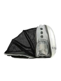 Gray Transparent Pet Bag Space Capsule Pet Backpack 103-45066 gmtpetproducts.com