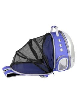 Purple Transparent Pet Bag Space Capsule Pet Backpack 103-45067 gmtpetproducts.com