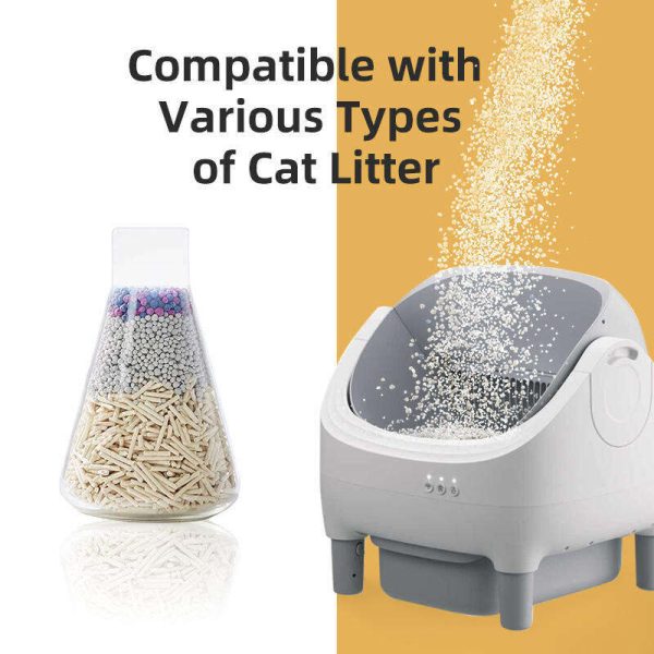 Wholesale New Design Automatic Cat Litter Box APP Control Dual Safety Sensors Self Cleaning Litter Box with Open-Top Design 116-5901 - 图片 3