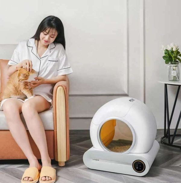 Wholesale APP Control Intelligent Smart Self Cleaning Litter Box for Cats Automatic Cat Toilet Litter Box 116-5903 - 图片 5