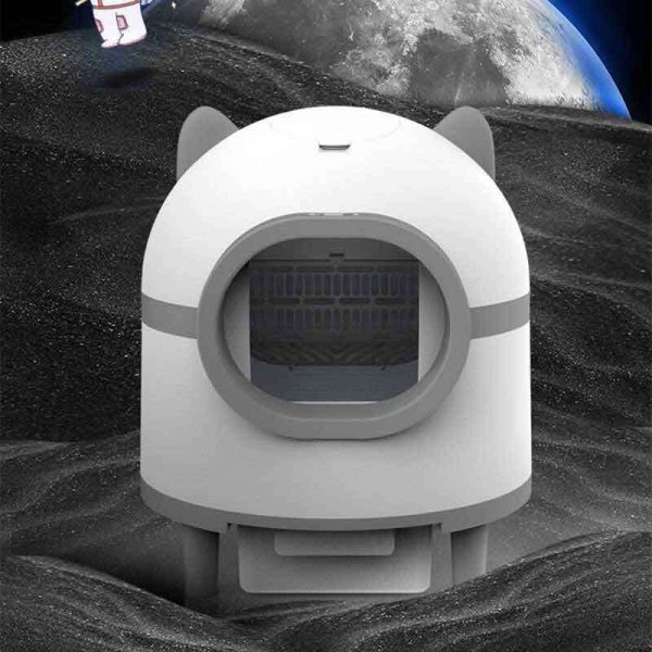 Wholesale Custom Intelligent APP Control Extra Large Pet Waste Disposal Automatic Self-Cleaning Smart Cat Toilet Litter Box For Cats 116-5910 - 图片 3